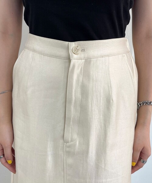 fredy emue(フレディエミュ)の「マルチファブリック タイトスカート(スカート・レディース・ベージュ系その他/アイボリー/ブラック・38/36)」の8枚目の写真