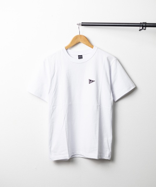 NO WAY(ノーウェイ)の「/ミドルウェイト/刺繍ショートスリーブ コットンTシャツ(Tシャツ/カットソー・レディース・ホワイト/ブラック/ブルー・MEDIUM/LARGE)」の2枚目の写真