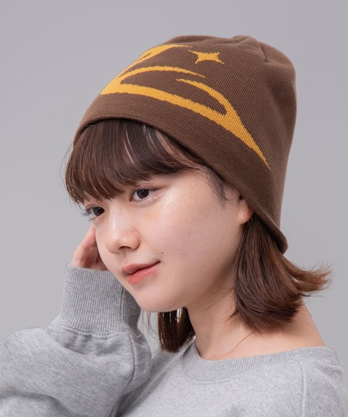 【mahagrid】24FW★ ASTRO LOGO BEANIE ASTRO LOGO BEANIE [BLACK] - MAHAGRID