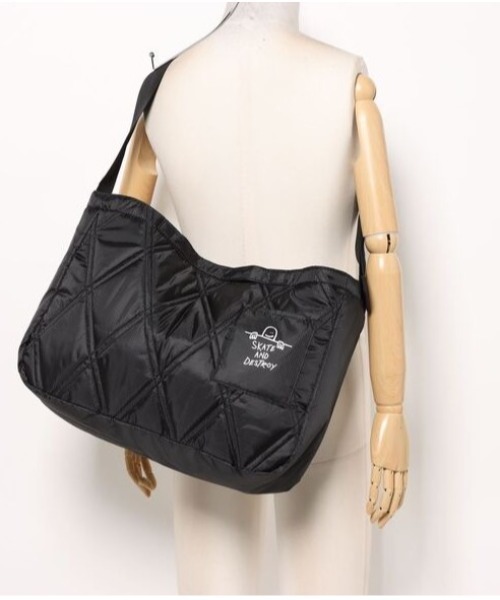 THRASHER(スラッシャー)の「THRASHER スラッシャー  QUILTING Shoulder Bag/キルティングデザインショルダーバッグ(ST)(ショルダーバッグ・メンズ・ベージュ系/カーキ系/ブラック系・FREE)」の7枚目の写真