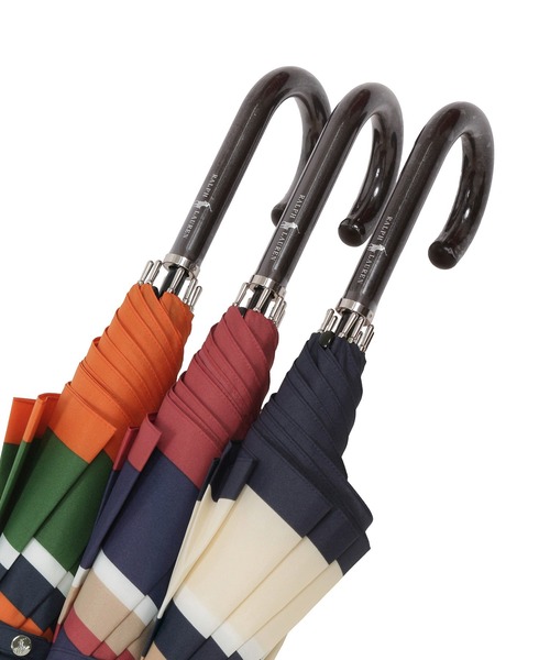 POLO RALPH LAUREN(ポロ ラルフ ローレン)の「長傘 雨傘 "マルチボーダー"(長傘・レディース・ネイビー/ダークブルー/レッド・FREE)」の9枚目の写真