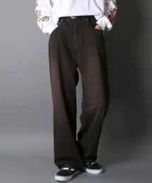SITRY | Overdye Baggy Denim Pants/オーバーダイ ヴィンテージライク バギーデニムパンツ ワイドデニムパンツ(デニムパンツ)