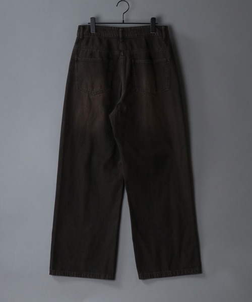 SITRY（シトリー）の「Overdye Baggy Denim Pants/オーバーダイ ヴィンテージライク バギーデニムパンツ ワイドデニムパンツ（デニムパンツ・メンズ・ブラック系その他/ブルー系その他/ブルー系その他2/ブラック系その他2・XL/L/M）」の12枚目の写真