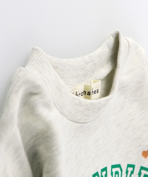 BRANSHES(ブランシェス)の「ハート刺繍&ロゴプリントトレーナー(スウェット・キッズ・ブラック/ピンク/レッド/アイボリー・100/150/140/130/80/120/110/90)」の13枚目の写真