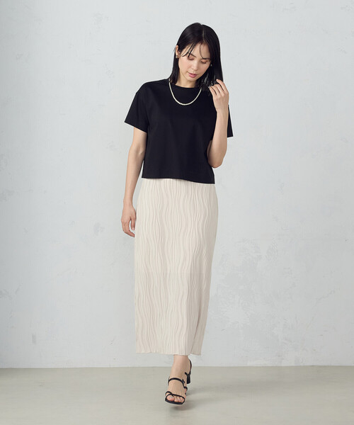 COMME CA ISM（コムサイズム）の「プラスチックパール　スライドネックレス（ネックレス・レディース・ゴールド・FREE）」の3枚目の写真