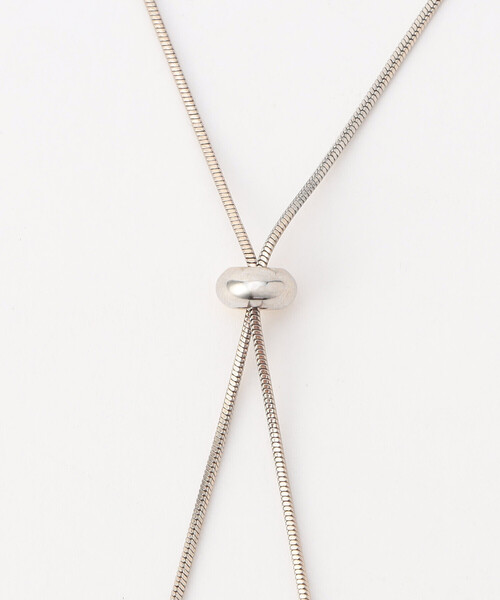 COMME CA ISM（コムサイズム）の「プラスチックパール　スライドネックレス（ネックレス・レディース・ゴールド・FREE）」の10枚目の写真