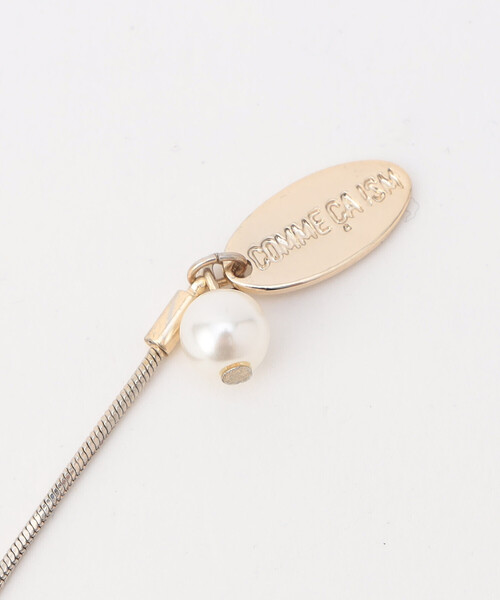 COMME CA ISM（コムサイズム）の「プラスチックパール　スライドネックレス（ネックレス・レディース・ゴールド・FREE）」の11枚目の写真