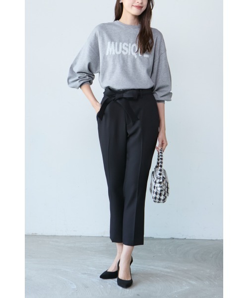 M.deux（エムドゥ）の「●ラメシャギーロゴニット●（ニット/セーター・レディース・ピンク/グレー/ネイビー・MEDIUM）」の8枚目の写真