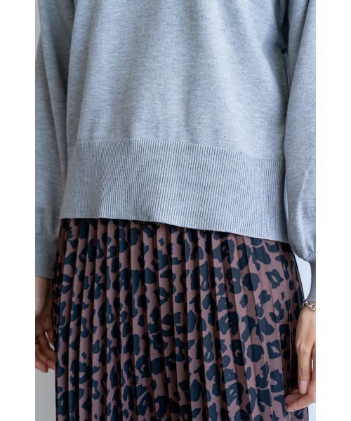 M.deux（エムドゥ）の「●ラメシャギーロゴニット●（ニット/セーター・レディース・ピンク/グレー/ネイビー・MEDIUM）」の14枚目の写真