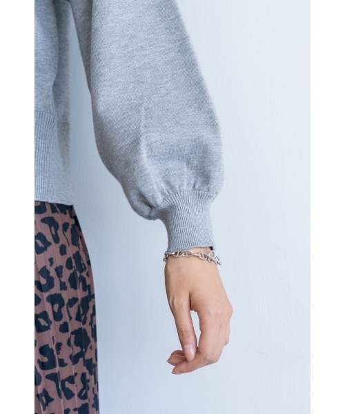 M.deux（エムドゥ）の「●ラメシャギーロゴニット●（ニット/セーター・レディース・ピンク/グレー/ネイビー・MEDIUM）」の15枚目の写真