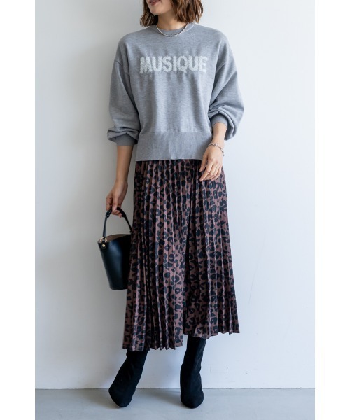 M.deux（エムドゥ）の「●ラメシャギーロゴニット●（ニット/セーター・レディース・ピンク/グレー/ネイビー・MEDIUM）」の19枚目の写真