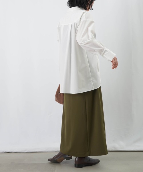 LUCA/LADY LUCK LUCA(ルカ/レディラックルカ)の「LC/LLL バックロングリボンシャツ / ウエストギャザーシャツブラウス(シャツ/ブラウス・レディース・オフホワイト/ブラック/サックスブルー・FREE)」の18枚目の写真