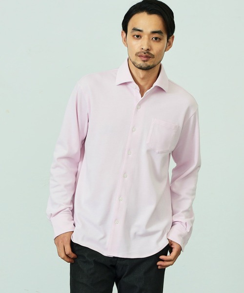 デニスラ ドレスシャツ 長袖 ストレッチ ビジネス（シャツ/ブラウス