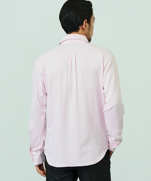 EDWIN（エドウィン）の「デニスラ ドレスシャツ 長袖 ストレッチ ビジネス（シャツ/ブラウス・メンズ・ピンク/ホワイト/ブルー/ネイビー・MEDIUM/LARGE/X-LARGE/SMALL）」の14枚目の写真