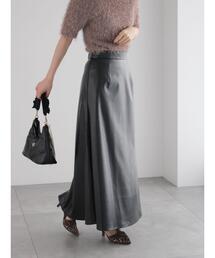 Te chichi | アニマルプリント/レザーロングスカート(スカート)