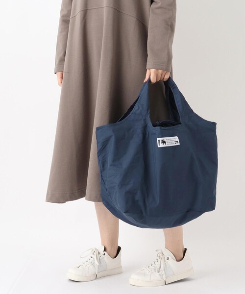 one'sterrace(ワンズテラス)の「moz 折りたたみビッグエコバッグ(エコバッグ/サブバッグ・レディース・ネイビー系5・99)」の10枚目の写真