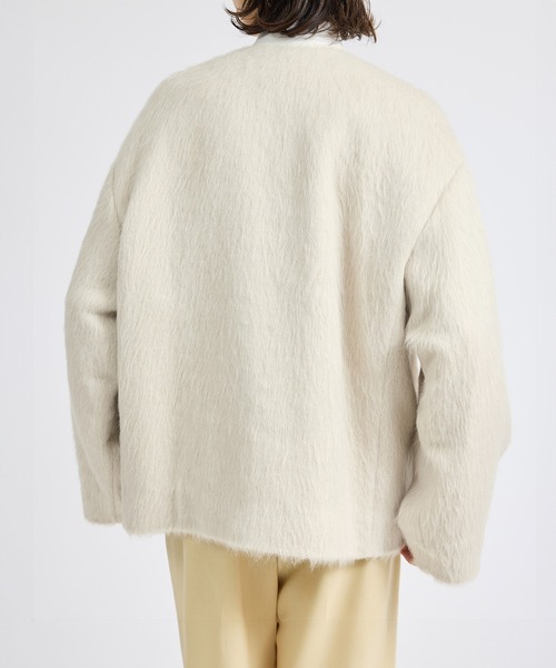 ROPE'（ロペ）の「スーリーアルパカシャギーハーフコート（その他アウター・レディース・ベージュ・FREE）」の9枚目の写真