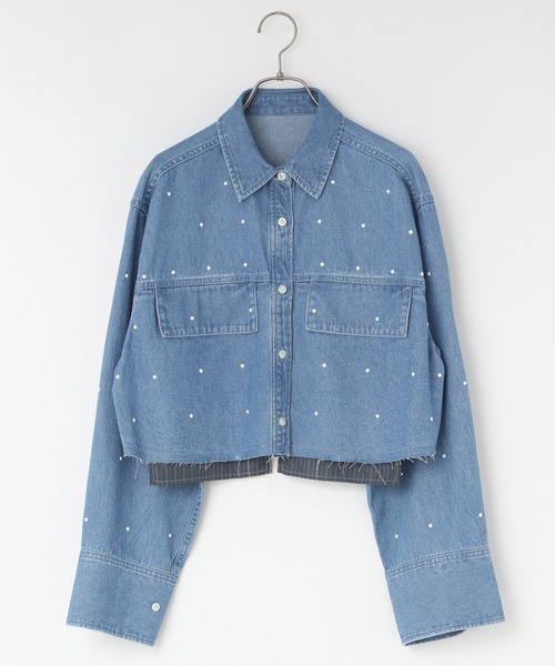 セール】デニムショートシャツ 116612（シャツ/ブラウス）｜LOWRYS