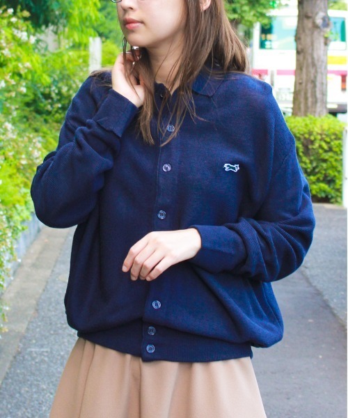PENNEYS / ペニーズ THE FOX POLO CARDIGAN フォックス ポロ ニット 長袖カーディガン セール】PENNEY'S / ペニーズ THE FOX POLO CARDIGAN フォックス