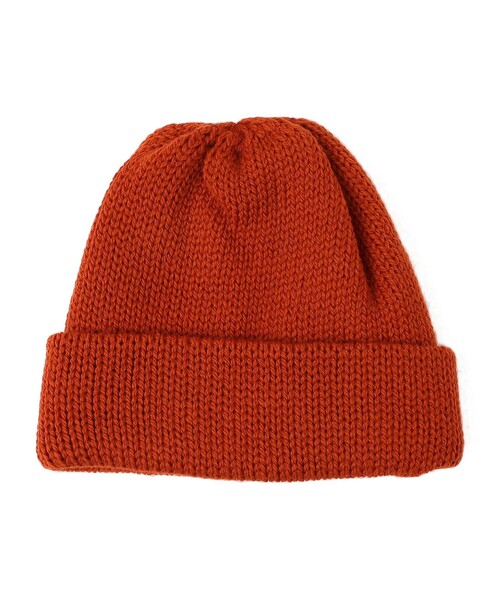 HIGHLAND 2000(ハイランドトゥーサウザンド)の「HIGHLAND2000: MERINO TUBULAR メリノウール ワッチキャップ(ニットキャップ/ビーニー・メンズ・ナチュラル/ネイビー/オリーブ/オレンジ・ONE SIZE)」の4枚目の写真