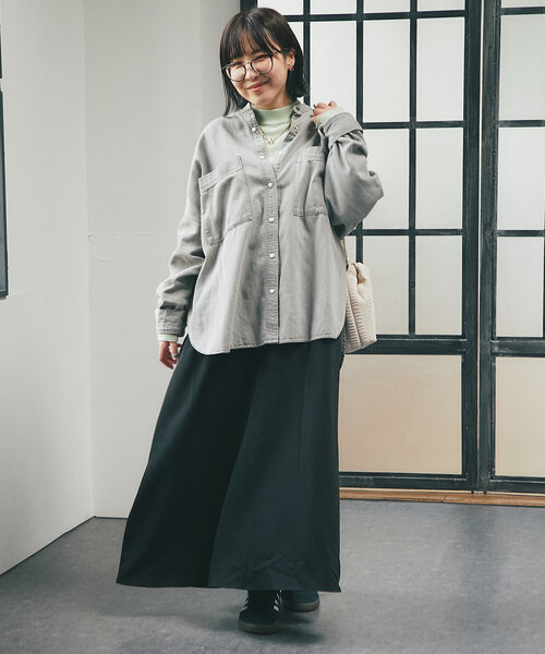 【セール】《MIKI's企画》ハイネック袖ボタンリブニット(ニット/セーター)|un dix cors(アンディコール) 【セール】《MIKI's企画》ハイネック袖ボタンリブニット(ニット/セーター)|un dix cors(アンディコール)