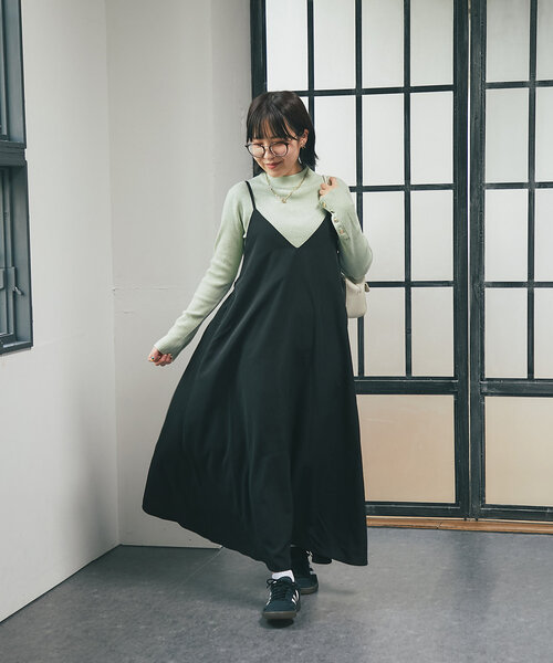 【セール】《MIKI's企画》ハイネック袖ボタンリブニット(ニット/セーター)|un dix cors(アンディコール) 【セール】《MIKI's企画》ハイネック袖ボタンリブニット(ニット/セーター)|un dix cors(アンディコール)