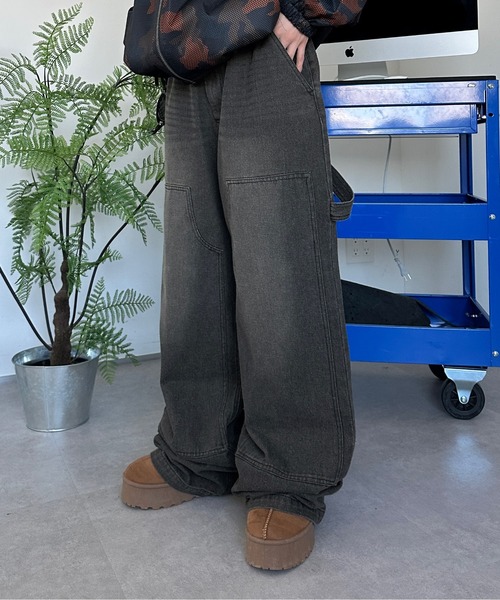 sedacle(セダクル)の「サイドワッペンペインターデニム(デニムパンツ・メンズ・ブラック/ライトブルー/インディゴブルー・LARGE/MEDIUM/SMALL)」の5枚目の写真