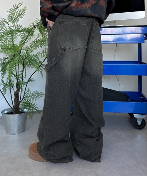 sedacle(セダクル)の「サイドワッペンペインターデニム(デニムパンツ・メンズ・ブラック/ライトブルー/インディゴブルー・LARGE/MEDIUM/SMALL)」の6枚目の写真
