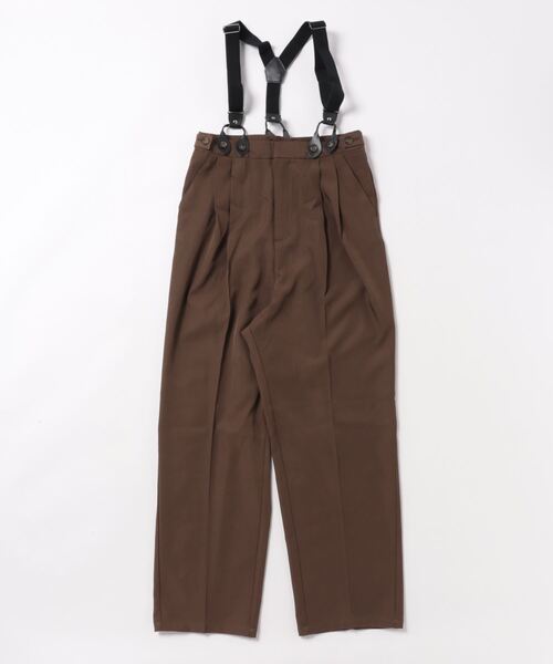 STYLEBLOCK(スタイルブロック)の「ツイルサスペンダー付きパンツ(その他パンツ・レディース・カーキ/ブラック/ネイビー/グレー・M)」の4枚目の写真