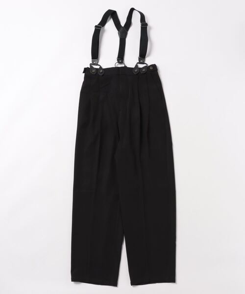 STYLEBLOCK(スタイルブロック)の「ツイルサスペンダー付きパンツ(その他パンツ・レディース・カーキ/ブラック/ネイビー/グレー・M)」の2枚目の写真