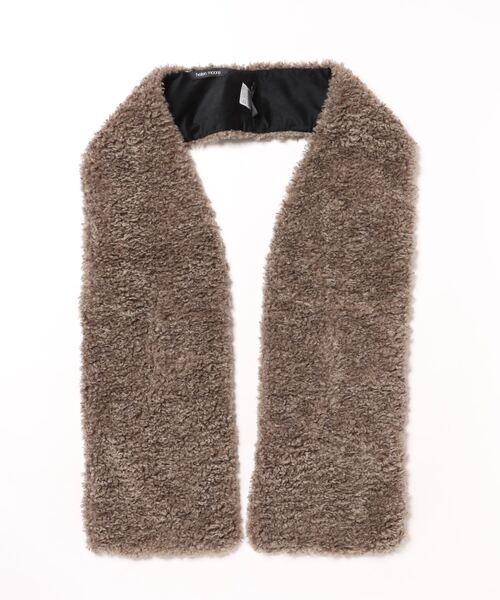 HELEN MOORE（ヘレンムーア）の「BARNYARDSTORM /  【スタイリスト若狭恵美さんご紹介アイテム】ヘレンムーアボアマフラー（ストール/ショール・レディース・ブラウン・FREE）」の13枚目の写真