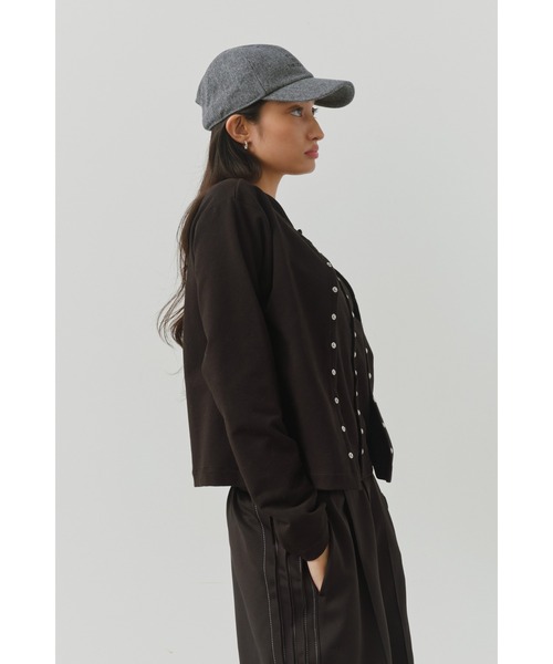 セール】Layered Snap Cardigan /レイヤードカーディガン
