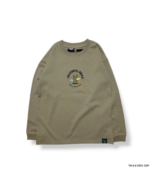 Grateful Dead（グレイトフルデッド）の「RIVER SIDE CULTURE/GRATEFULDEAD(グレイトフルデッド) 麻の葉柄 ロンT KIDS (M4)（Tシャツ/カットソー・キッズ・ベージュ/チャコールグレー・100/110/120/130/140/150/160）」の10枚目の写真