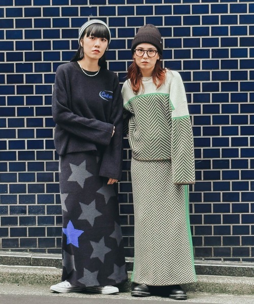 niko and...（ニコアンド）の「[MODE NORM CORE]ミニフェザージャガートプルオーバー（ニット/セーター・レディース・ネイビー/ブラウン/ブラック・FREE）」の10枚目の写真