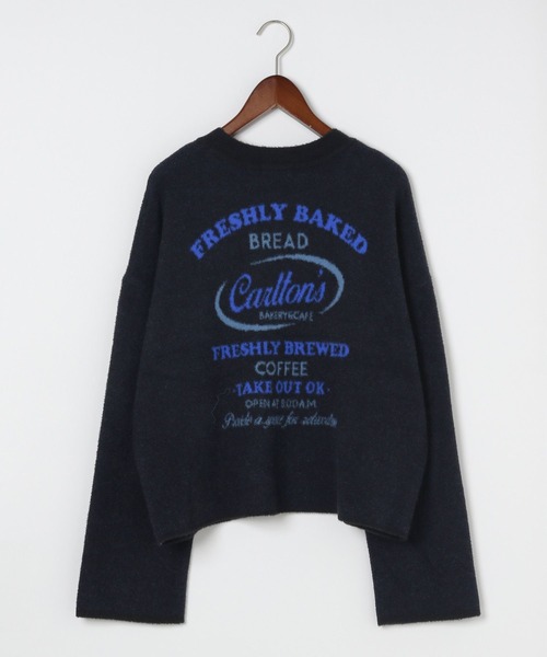 niko and...（ニコアンド）の「[MODE NORM CORE]ミニフェザージャガートプルオーバー（ニット/セーター・レディース・ネイビー/ブラウン/ブラック・FREE）」の19枚目の写真