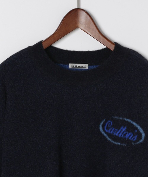 niko and...（ニコアンド）の「[MODE NORM CORE]ミニフェザージャガートプルオーバー（ニット/セーター・レディース・ネイビー/ブラウン/ブラック・FREE）」の20枚目の写真