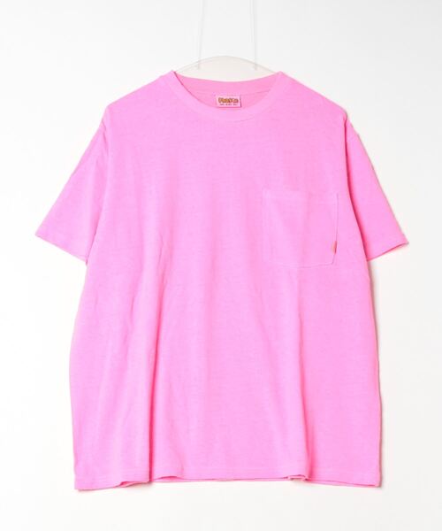PHATEE(ファッティー)の「【PHATEE】ファティー PHATEE HEMP TEE S/S POCKET(Tシャツ/カットソー・メンズ・グリーン/ピンク・LARGE/X-LARGE/MEDIUM)」の2枚目の写真