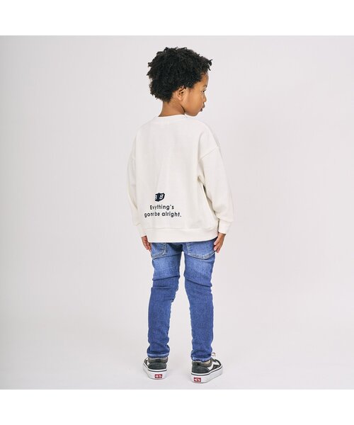 F.O.KIDS（エフオーキッズ）の「カラバリグラフィックトレーナー（スウェット・キッズ・ブラック/カーキ/ブルー/グレー/キナリ/パープル/キャメル/レインボー/ライム/レッド・80/90/100/110/120/130/140/150）」の17枚目の写真