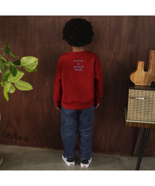 F.O.KIDS（エフオーキッズ）の「カラバリグラフィックトレーナー（スウェット・キッズ・ブラック/カーキ/ブルー/グレー/キナリ/パープル/キャメル/レインボー/ライム/レッド・80/90/100/110/120/130/140/150）」の20枚目の写真