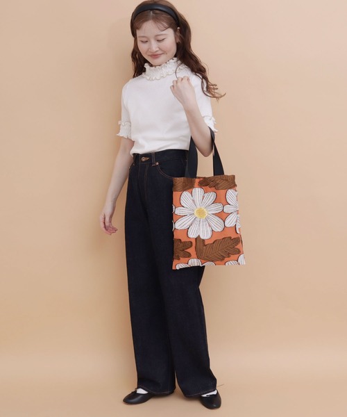 peu pres（プープレ）の「マーガレットJQバッグ（トートバッグ・レディース・オレンジ/ブルー・FREE）」の11枚目の写真