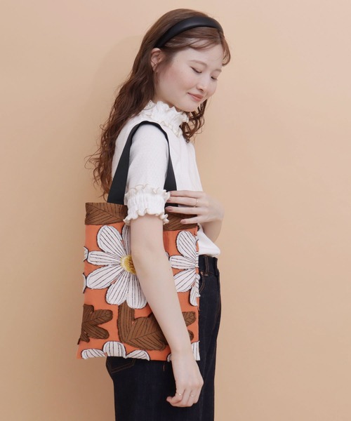 peu pres（プープレ）の「マーガレットJQバッグ（トートバッグ・レディース・オレンジ/ブルー・FREE）」の20枚目の写真