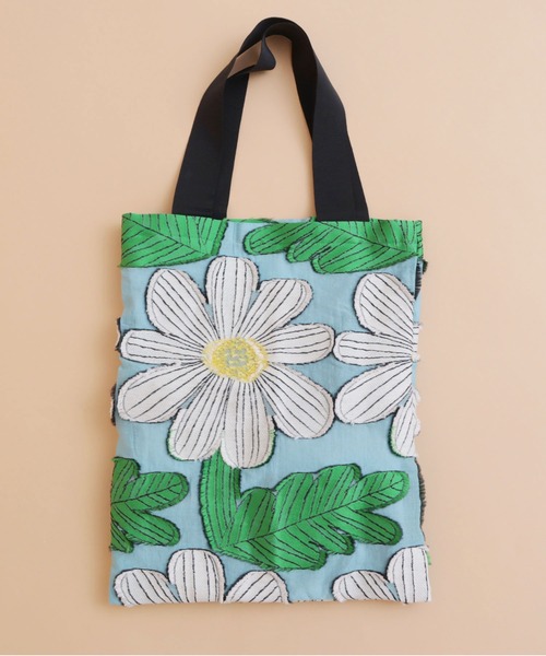 peu pres（プープレ）の「マーガレットJQバッグ（トートバッグ・レディース・オレンジ/ブルー・FREE）」の4枚目の写真