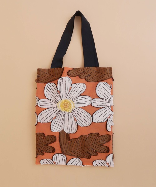 peu pres（プープレ）の「マーガレットJQバッグ（トートバッグ・レディース・オレンジ/ブルー・FREE）」の5枚目の写真