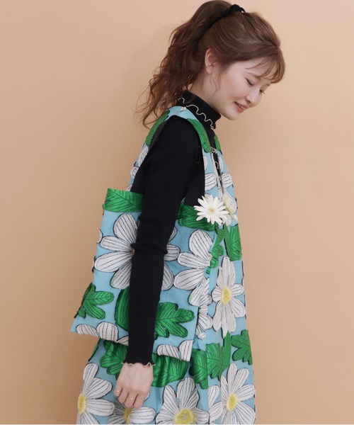 peu pres（プープレ）の「マーガレットJQバッグ（トートバッグ・レディース・オレンジ/ブルー・FREE）」の12枚目の写真