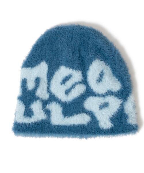 WEGO（ウィゴー）の「WEGO/シャギーロゴニットワッチ（ニットキャップ/ビーニー・レディース・ピンク/ブラック/ブルー・FREE）」の4枚目の写真