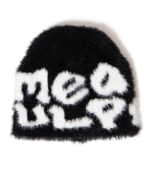 WEGO（ウィゴー）の「WEGO/シャギーロゴニットワッチ（ニットキャップ/ビーニー・レディース・ピンク/ブラック/ブルー・FREE）」の5枚目の写真