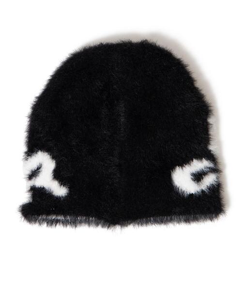 WEGO（ウィゴー）の「WEGO/シャギーロゴニットワッチ（ニットキャップ/ビーニー・レディース・ピンク/ブラック/ブルー・FREE）」の6枚目の写真