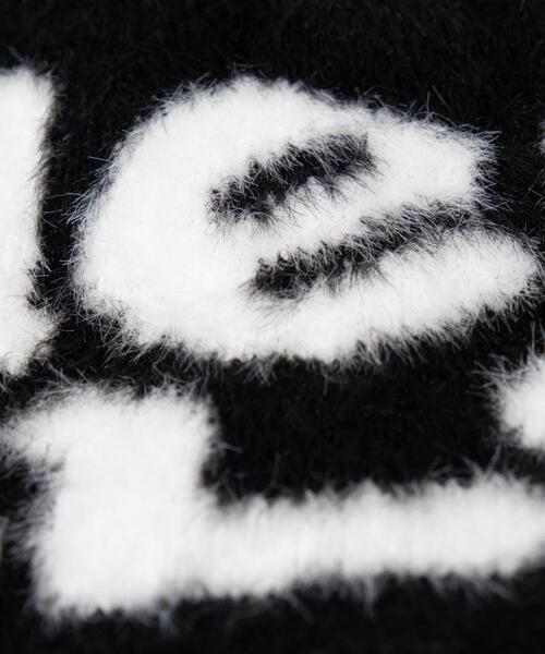 WEGO（ウィゴー）の「WEGO/シャギーロゴニットワッチ（ニットキャップ/ビーニー・レディース・ピンク/ブラック/ブルー・FREE）」の7枚目の写真