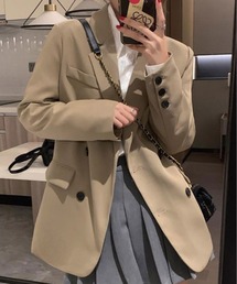 FLUGGE コットンビックシルエットコート　ベージュ FLUGGE コットンビックシルエットコート ベージュ - メルカリ