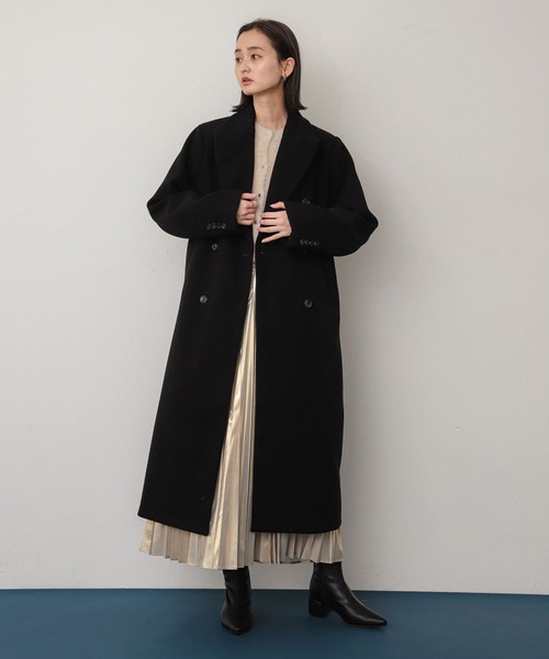 SENSE OF PLACE by URBAN RESEARCH（センスオブプレイスバイアーバンリサーチ）の「グロッシープリーツスカート（スカート・レディース・ブラック/シルバー/ゴールド・ONE）」の20枚目の写真